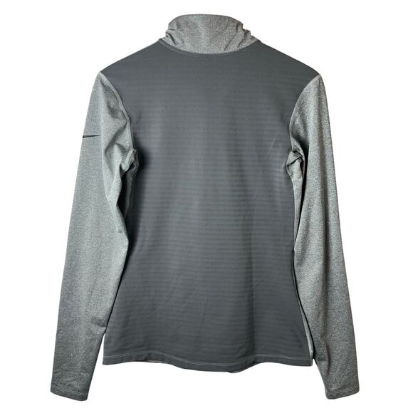 Nike Dri-Fit 1/4 Zip Pullover Jacket Women’s Large Gray Lightweight Performance - Picture 2 of 11
